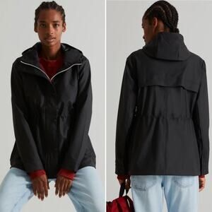 Hunter Woman’s Lightweight Rubberized Jacket-Black